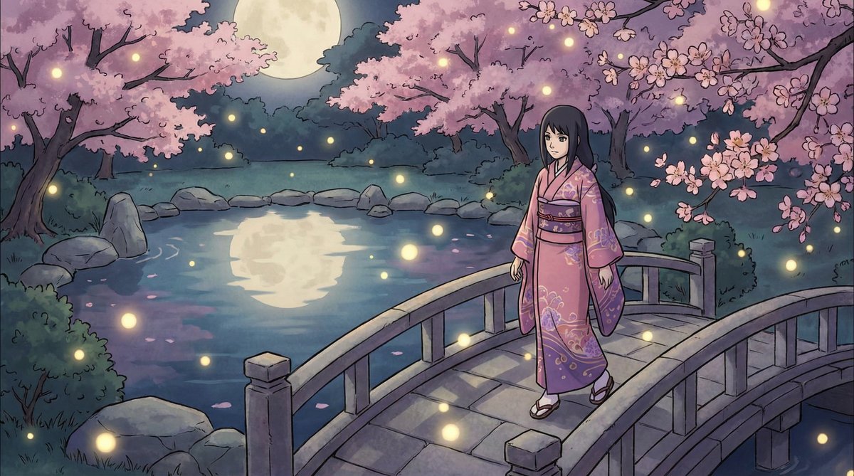 抖阴视频：月下樱花园漫步